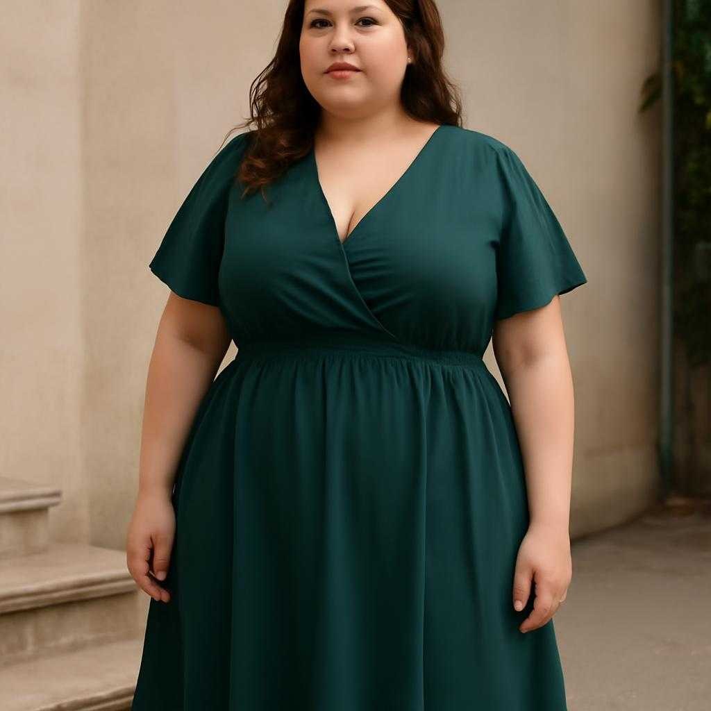 платья для полных