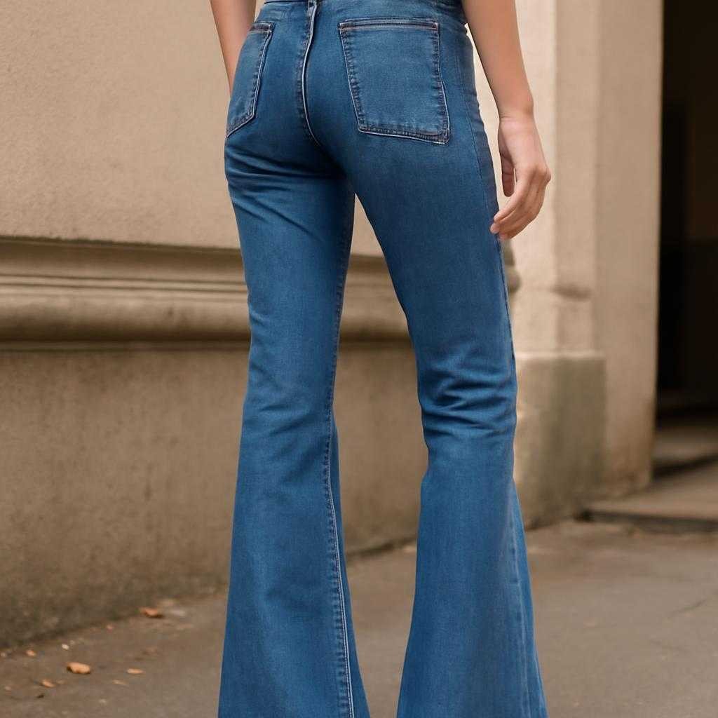 джинсы клеш