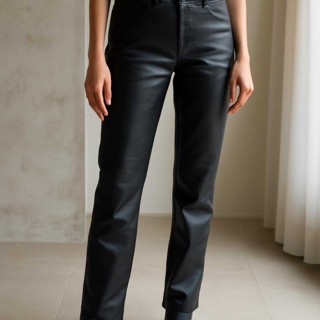 кожаные брюки