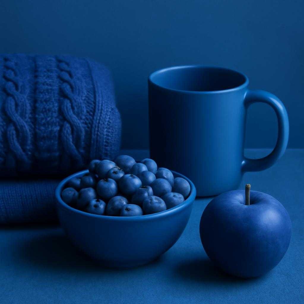 насыщенный синий