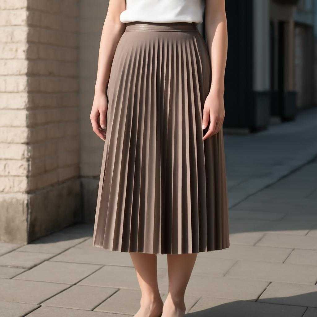 плиссированная юбка