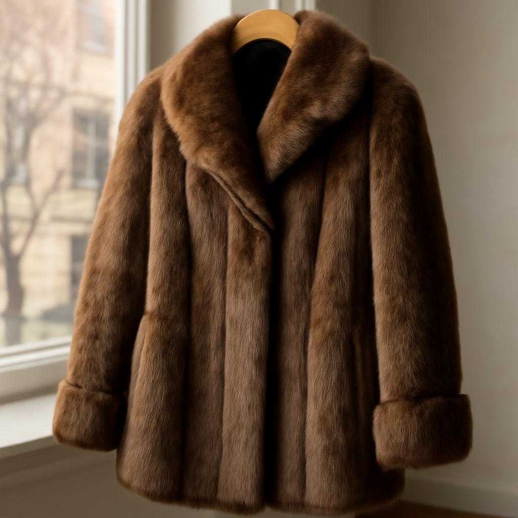 шуба из бобра